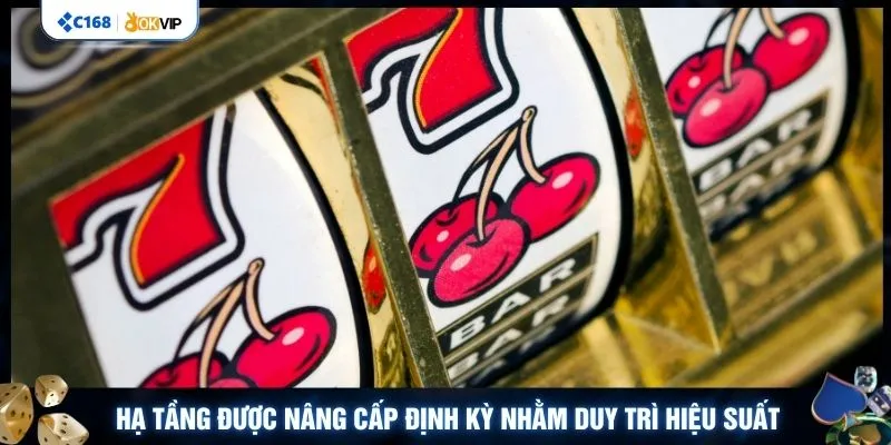 Hạ tầng được nâng cấp định kỳ nhằm duy trì hiệu suất 